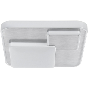   Mennyezeti LED lámpa, 38 cm, szálcsiszolt alumínium - Lepreso Eglo 75666