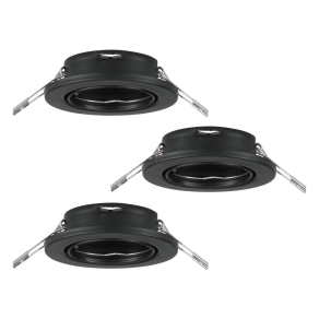   Süllyesztett lámpa keret, 3 darabos - Agulo Eglo 75673, 3xGU10 foglalattal, 220-240 V, IP20/IP23