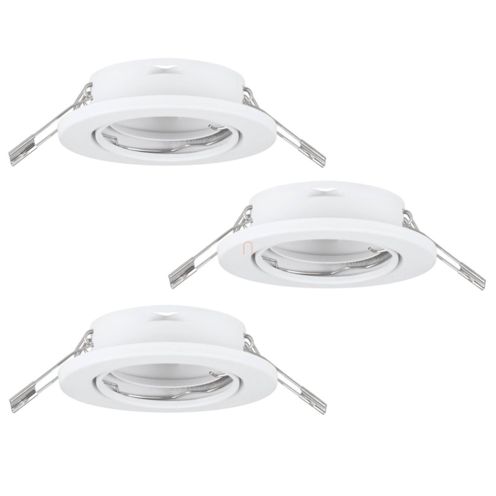 Süllyesztett lámpa keret, 3 darabos - Agulo Eglo 75674, 3xGU10 foglalattal, 220-240 V, IP20/IP23
