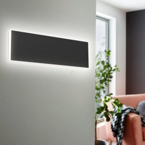   Távirányítóval szabályozható fali LED lámpa - RGBIC Eglo 75754, 870 lm, 3000 K, 8,2 W