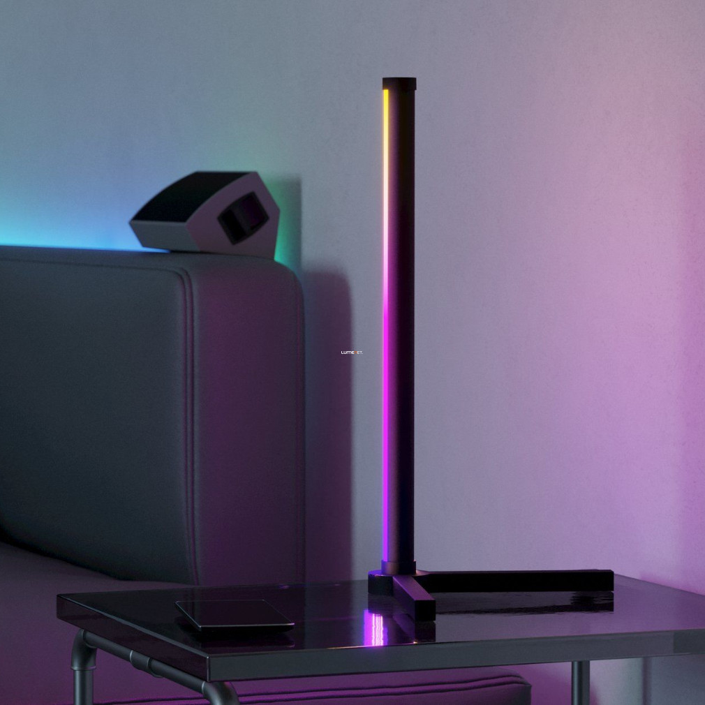 Távirányítós asztali LED lámpa változtatható színekkel (RGBIC)