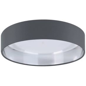   Textil mennyezeti LED lámpa, 32 cm - Palomaro Eglo 75774, 960 lm, 3000 K, 3x3,6 W, 220-240 V