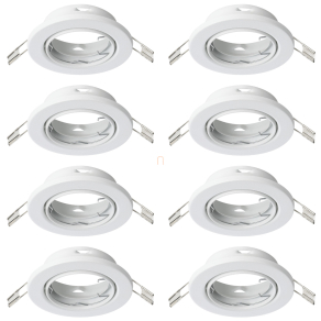   Süllyesztett lámpa keret, 10 darabos - Agulo Eglo 75853, 10xGU10 foglalattal, 220-240 V, IP20/IP23