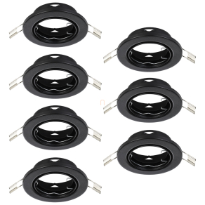   Süllyesztett lámpa keret, 7 darabos - Agulo Eglo 75855, 7xGU10 foglalattal, 220-240 V, IP20/IP23