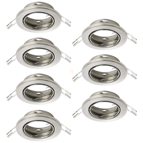   Süllyesztett lámpa keret, 7 darabos - Agulo Eglo 75858, 7xGU10 foglalattal, 220-240 V, IP20/IP23