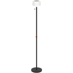   Kültéri napelemes LED állólámpa, RGBW, 140 cm - Montapalma Eglo 75891, újratölthető, állítható fényerősség, húzókapcsolós, 2,2 W, 3000 K +RGB, 190 lm
