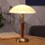 Asztali lámpa diófa színben (Solo 1)