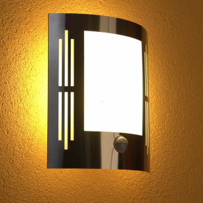   Kültéri fali lámpa mozgásérzékelővel, csíkos - City Eglo 88144