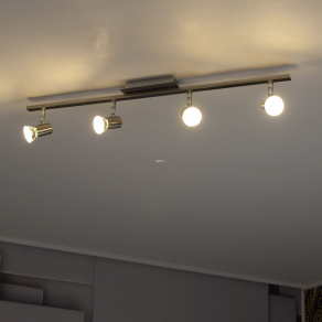   Spot lámpa négy foglalattal, ezüstszínű - Rottelo Eglo 90917