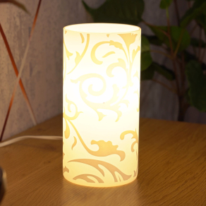   Inda mintás asztali hangulatlámpa, 20 cm - Geo Eglo 91242, 1xE14 foglalattal