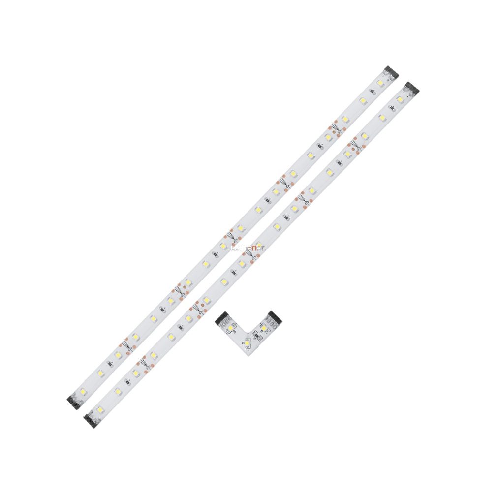 LED szalag hálózati adapterrel 2x30 cm, zsinorközi kapcsolóval, hidegfehér (LED Stripes)