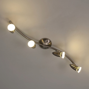   Spot lámpa négy foglalattal, nikkel-krómszínű - Magnum Eglo 92644