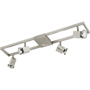   Spot lámpa négy foglalattal, nikkel színű - Zeraco Eglo 93678