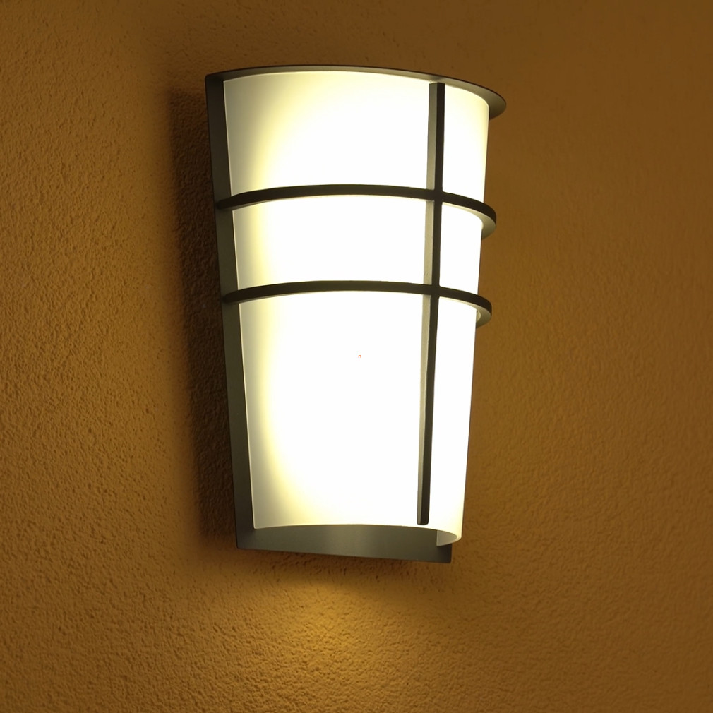 Fali LED lámpa kültérre antracit színben (Breganzo)