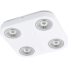 LED spot lámpa 21,6 W, melegfehér, fehér-fekete - Montale Eglo 94178