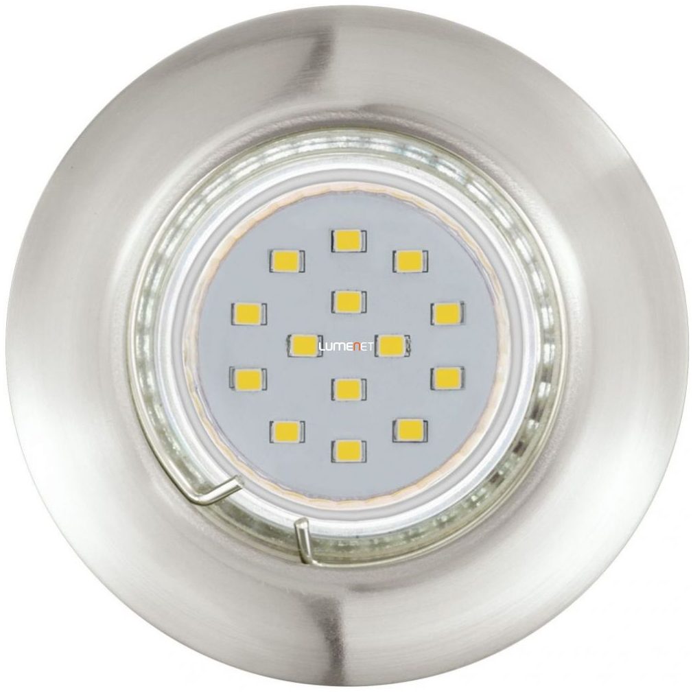 Süllyesztett spotlámpa LED fényforrással, 3 W, nikkel, 3 darabos (Peneto)