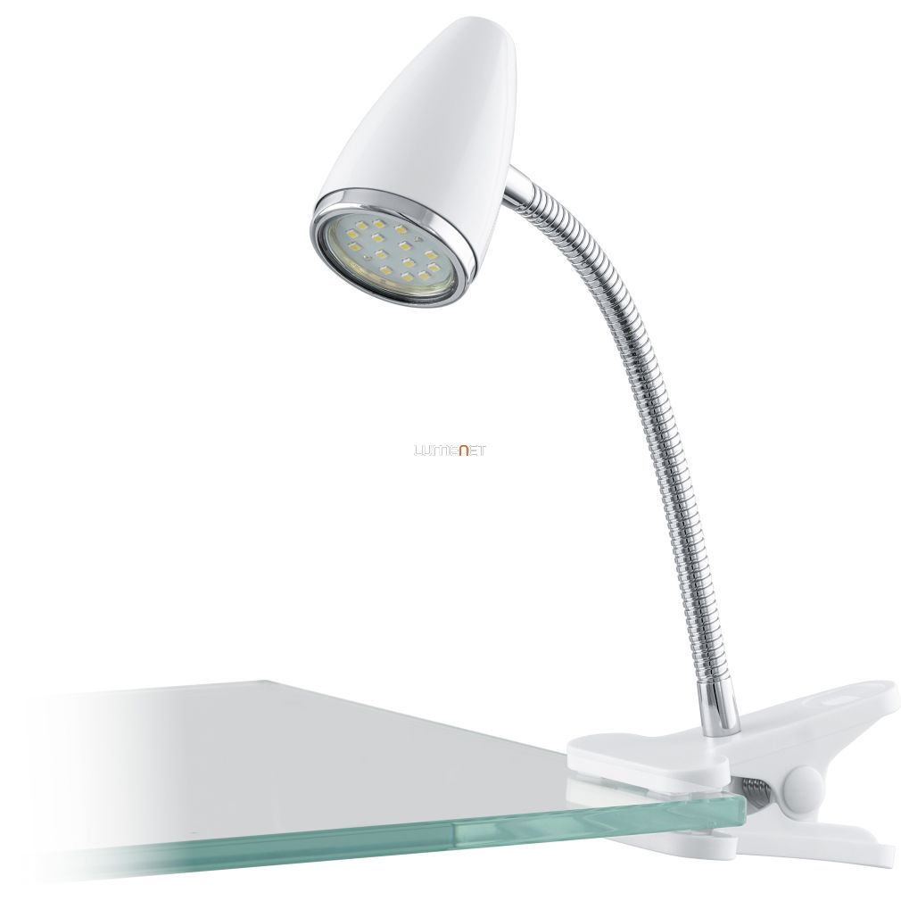 Csíptetős lámpa fehér színben, 33 cm - Riccio Eglo 94329, 1xGU10 foglalattal