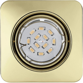   Süllyesztett spot lámpa LED fényforrással, 5 W, sárgaréz, 3 darabos - Peneto Eglo 94403