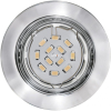 Süllyesztett spot lámpa LED fényforrással, 5 W, króm, 3 darabos - Peneto Eglo 94407