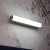 Fürdőszobai tükörmegvilágító LED lámpa 8 W, hidegfehér, 35 cm, fehér-nikkel színű (Torretta)