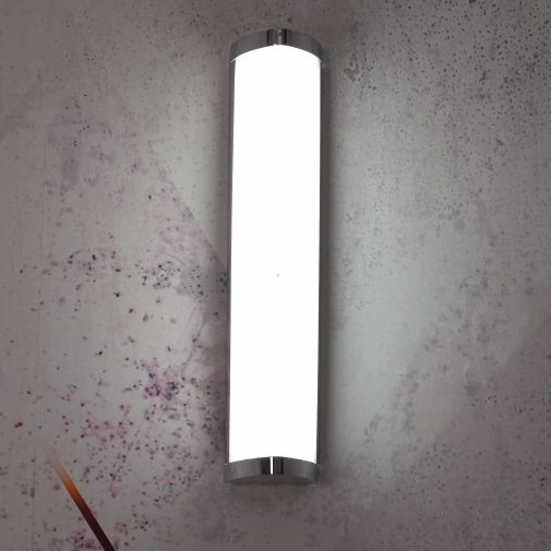 Fürdőszobai tükörmegvilágító LED lámpa 8,3 W, hidegfehér, 35 cm, opál-ezüstszínű (Gita)