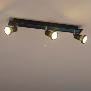   Spot lámpa három foglalattal, fekete-ezüstszínű - Sarria Eglo 94965