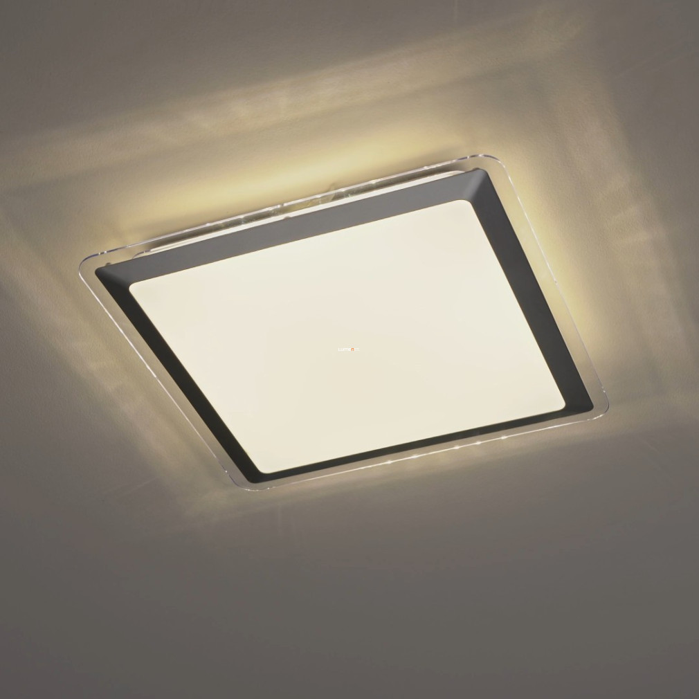 Mennyezeti LED lámpa 24 W, melegfehér, 34x34 cm, fehér-ezüstszínű (Competa)