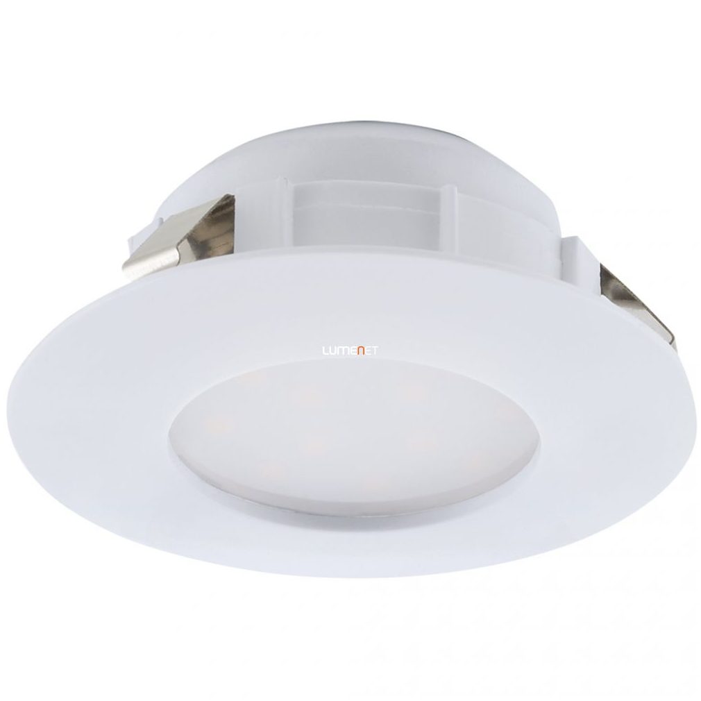Süllyesztett LED spotlámpa, kerek 6 W, melegfehér, fehér színű (Pineda)