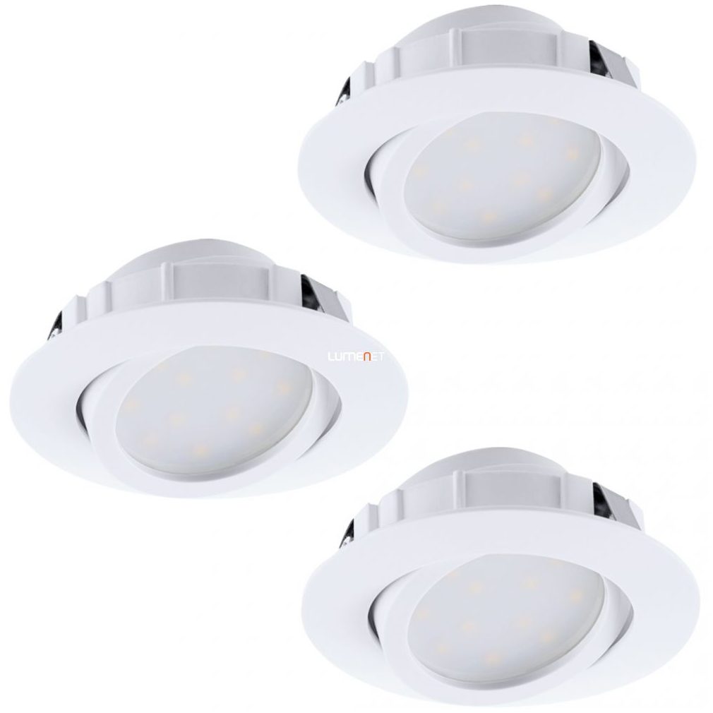 Süllyesztett LED spotlámpa, billenthető 18 W, melegfehér, fehér színű (Pineda)