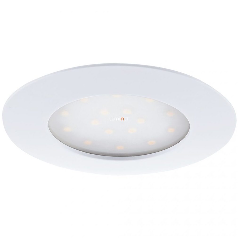 Süllyesztett LED spotlámpa, kerek 12 W, melegfehér, fehér színű (Pineda)
