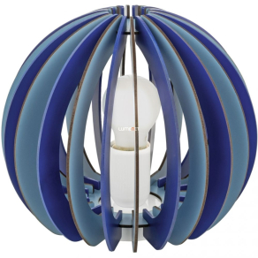   Kék asztali gyerek lámpa, 22 cm - Fabella Eglo 95951, 1xE27 foglalattal