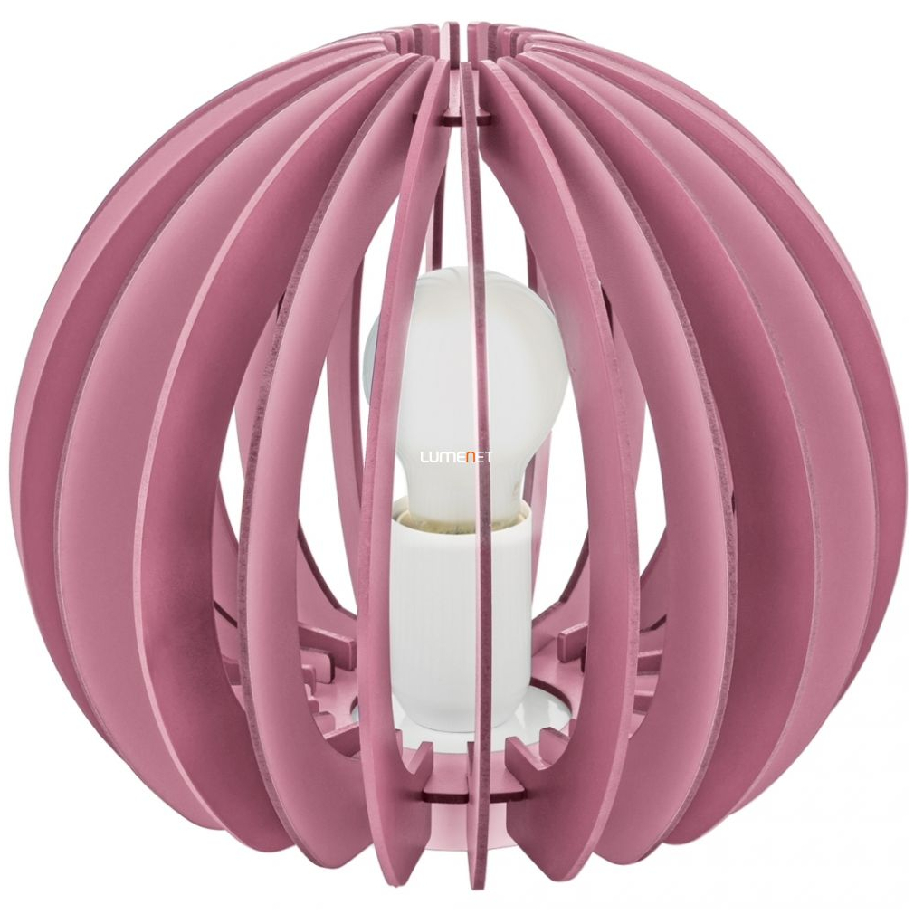 Rózsaszín asztali gyerek lámpa, 22 cm - Fabella Eglo 95954, 1xE27 foglalattal