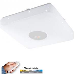   Távirányítós mennyezeti LED lámpa 20 W, hideg-melegfehér, fehér-szürke színű - Voltago Eglo 95975