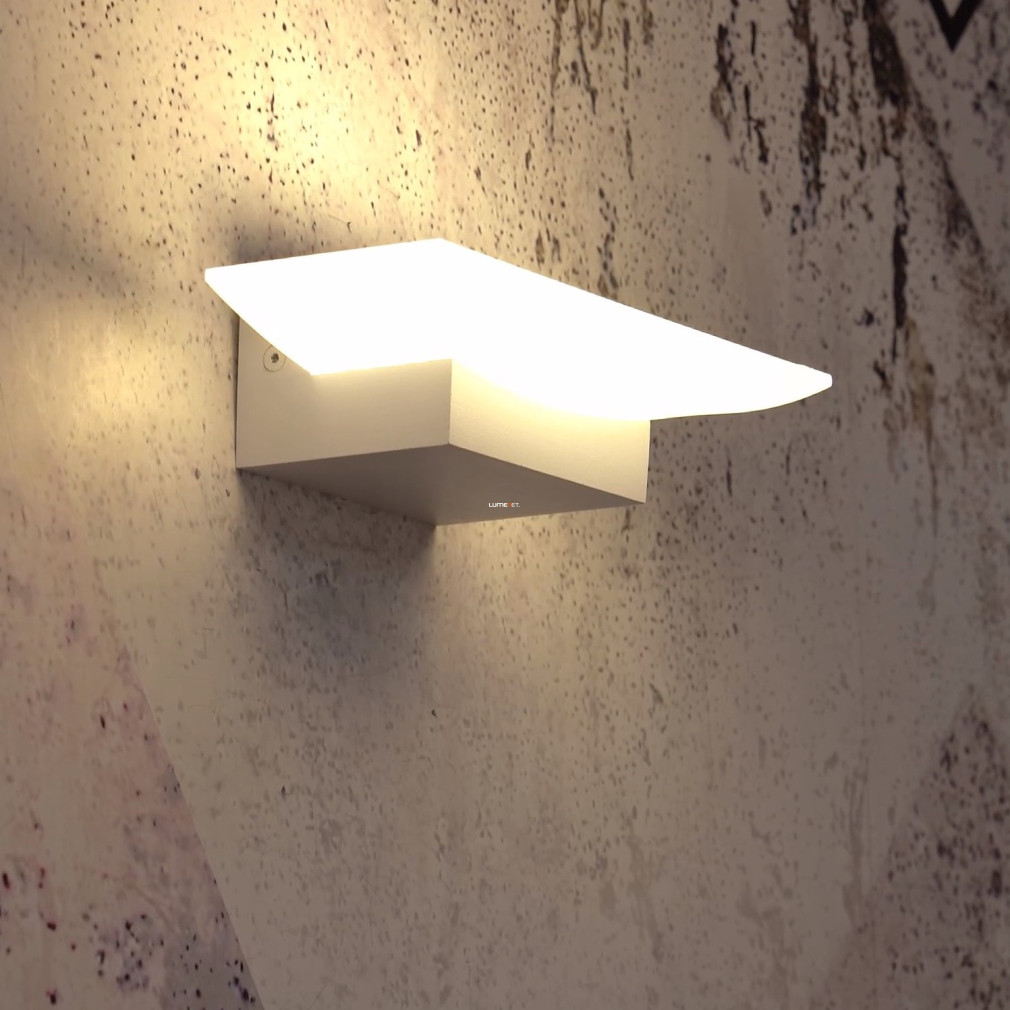 Fali LED lámpa 5,6 W, melegfehér, fehér színű (Metrass)
