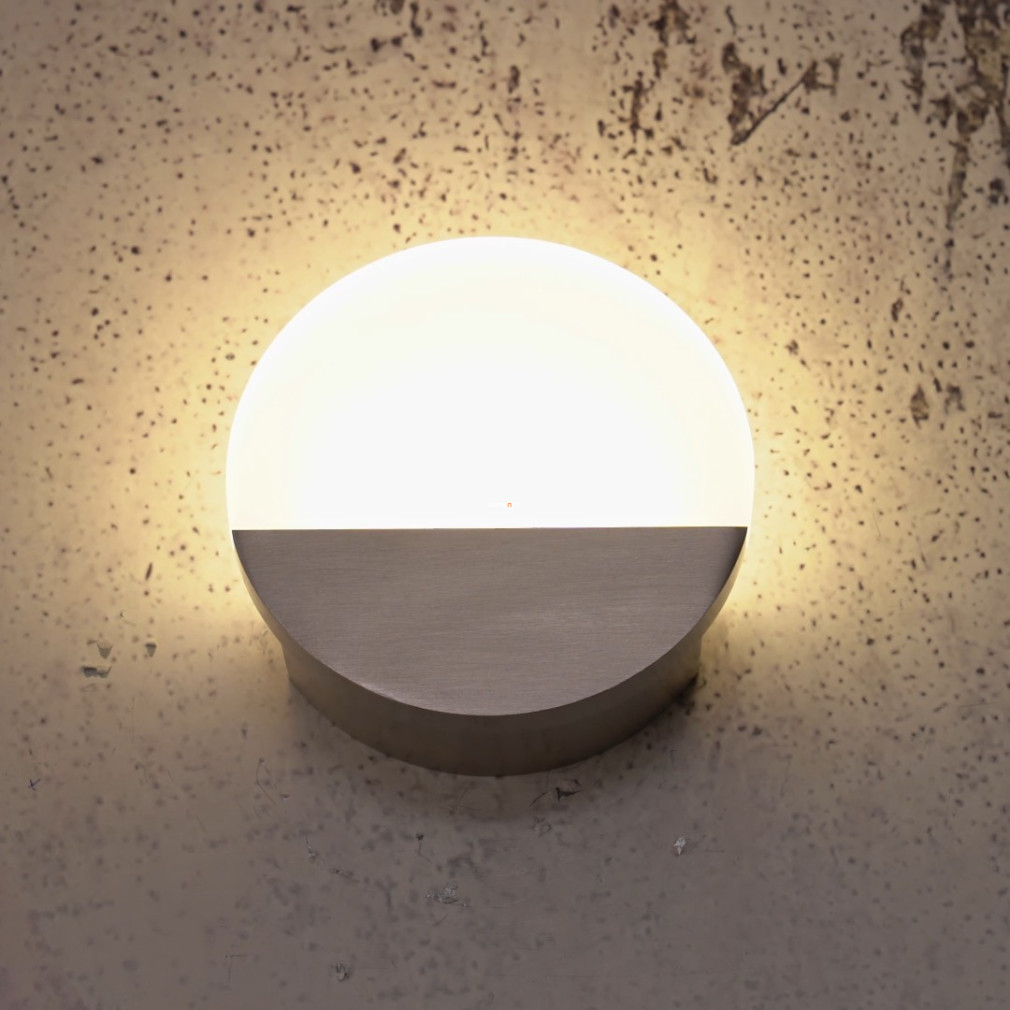 Fali LED lámpa 4,5 W, melegfehér, fehér-ezüstszínű (Metrass)