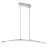 Függesztett LED lámpa 21,6 W, melegfehér, ezüstszínű - Pertini Eglo 96096