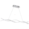 Függesztett LED lámpa 39 W, melegfehér, ezüst-fehér színű - Lasana Eglo 96102