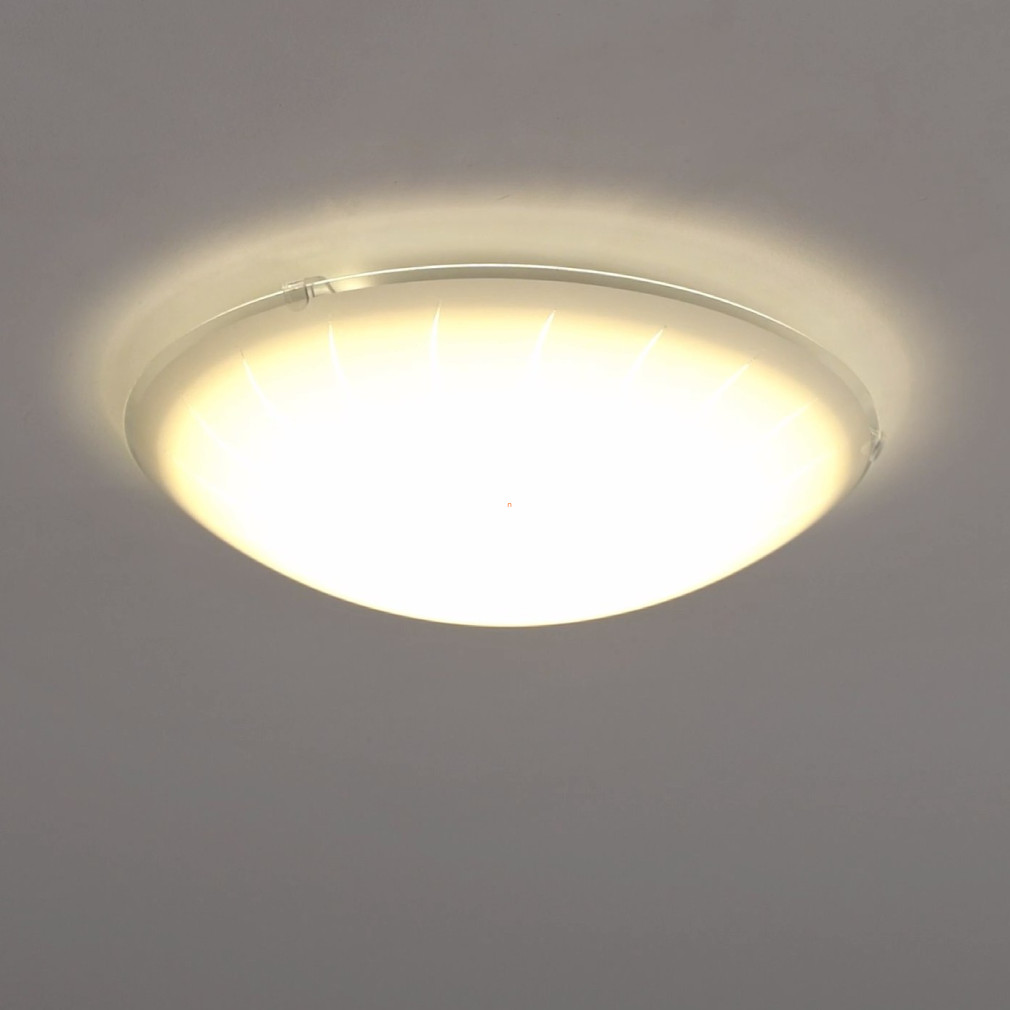 Napsugár mintás mennyezeti LED lámpa 11 W, melegfehér, 31,5 cm, fehér színű (Margitta)