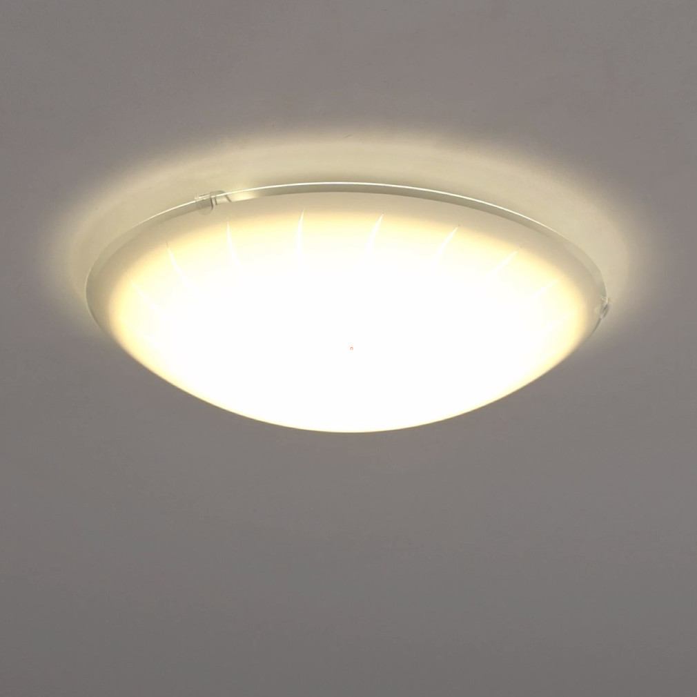 Napsugár mintás mennyezeti LED lámpa 11 W, melegfehér, 31,5 cm, fehér színű - Margitta Eglo 96111