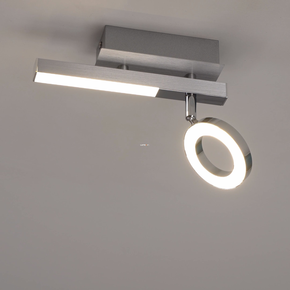 LED spotlámpa 5,4 W, melegfehér, ezüst-fehér színű (Cardillio)