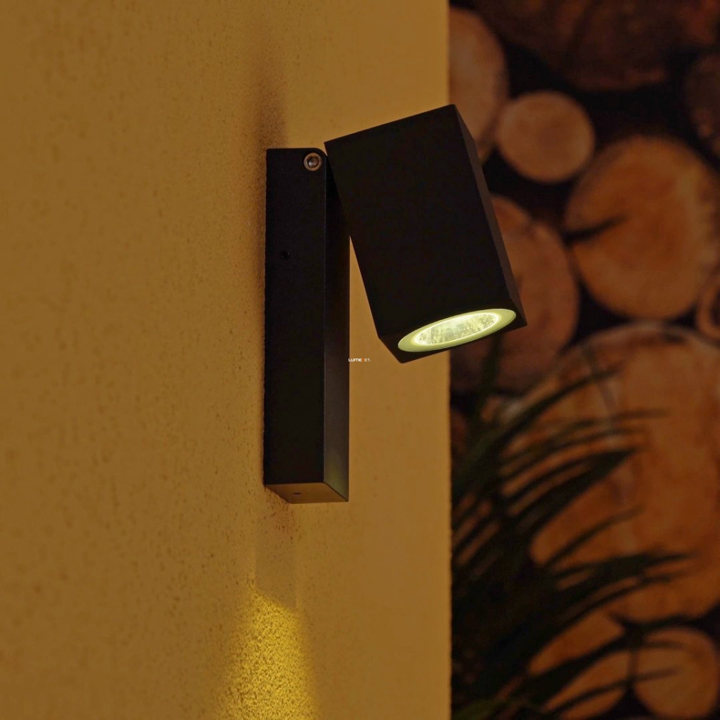 Fali LED lámpa 5 W, melegfehér, szürke színű (Sakeda)