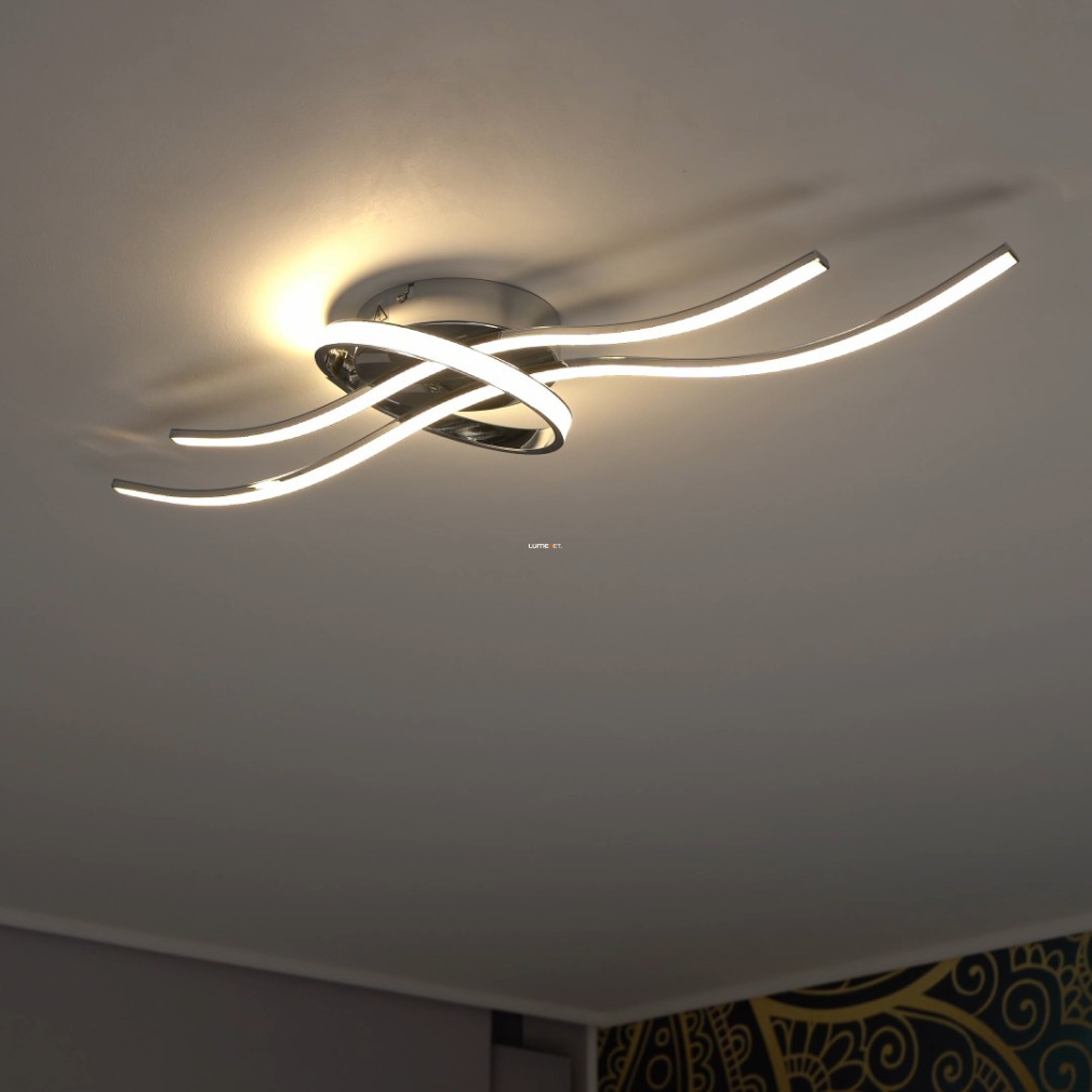 Mennyezeti LED lámpa 22 W, melegfehér, króm-fehér színű (Selvina)