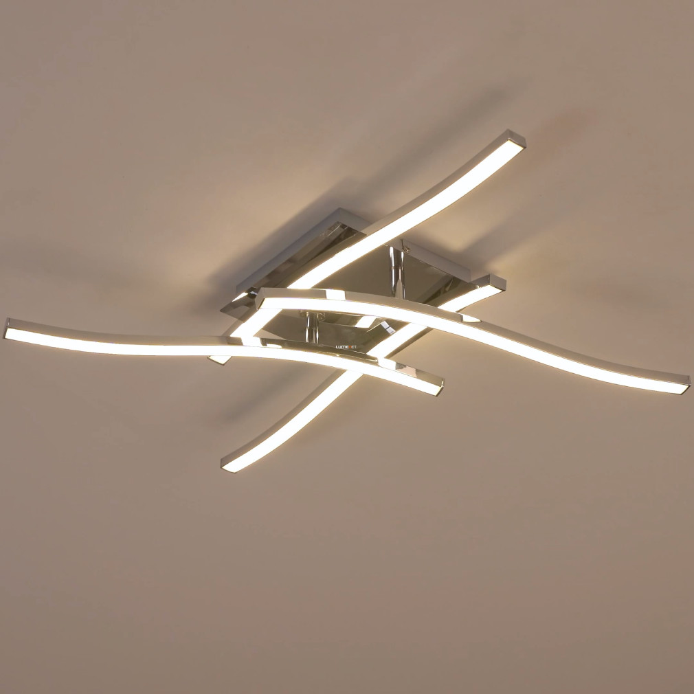 Mennyezeti LED lámpa 20 W, melegfehér, króm-fehér színű (Valmora)