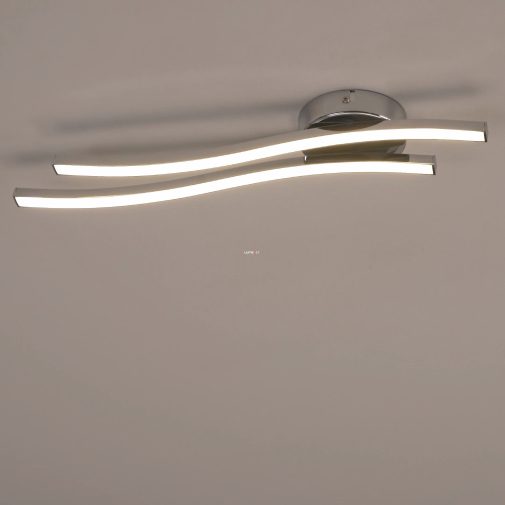Fali LED lámpa 10 W, melegfehér, króm-fehér színű (Valmora)