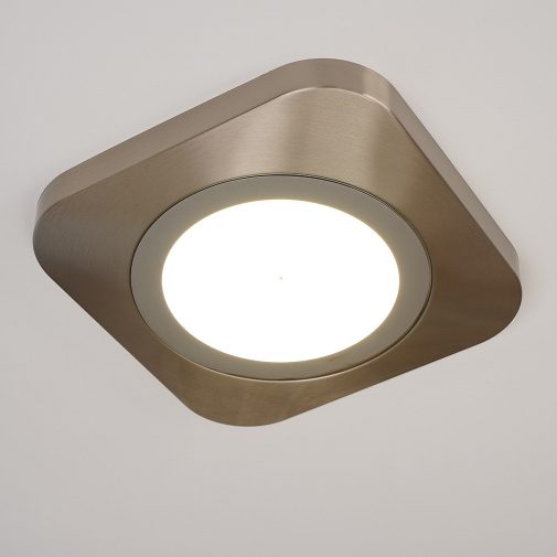 Mennyezeti LED lámpa 16,5 W, melegfehér, króm-nikkel színű (Puyo)