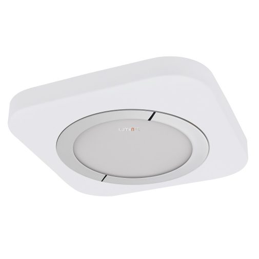 Mennyezeti LED lámpa 16,5 W, melegfehér, króm-fehér színű (Puyo)