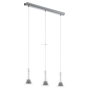   Függesztett LED lámpa 16,2 W, melegfehér, nikkel - Musero Eglo 96519