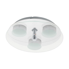   Mennyezeti LED lámpa 16,2 W, melegfehér, nikkel-fehér színű - Abiola Eglo 96545