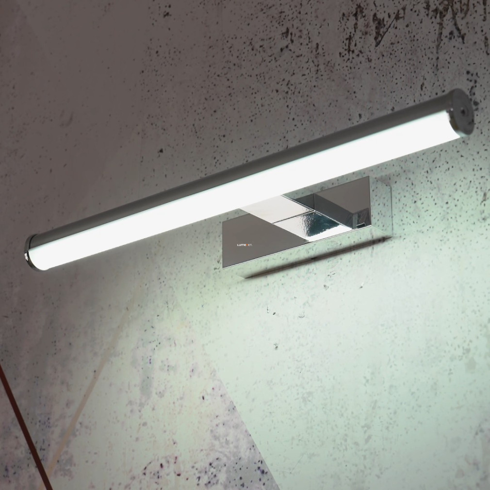 Bontott csomagolású Fürdőszobai tükörmegvilágító LED lámpa 7,4 W, hidegfehér, 40 cm, ezüst-fehér színű (Vadumi)