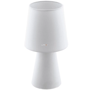   Textil éjjeli lámpa, 34 cm - Carpara Eglo 97121, 2xE14 foglalattal